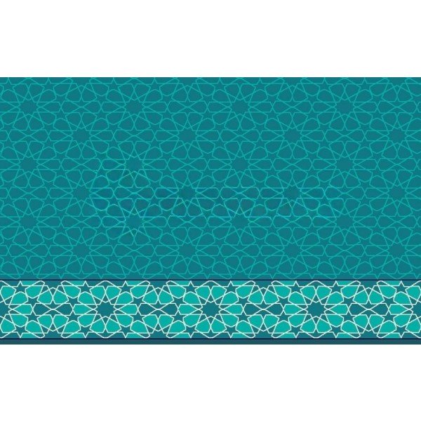 Koyu Çini Akrilik Cami Halısı