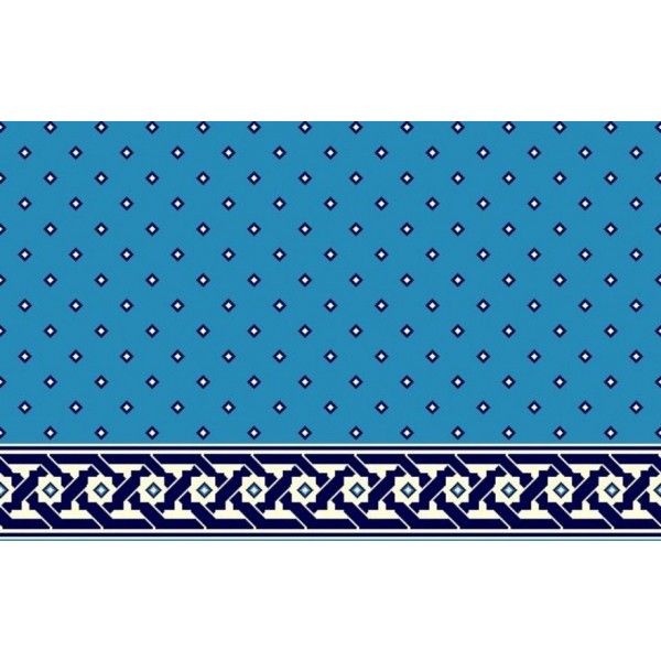 Turkuaz Mavi Yün Cami Halısı