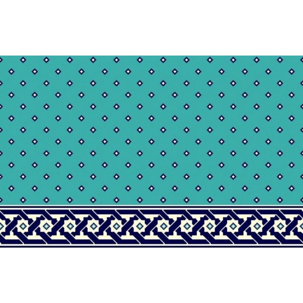 Turkuaz Yeşil Yün Cami Halısı